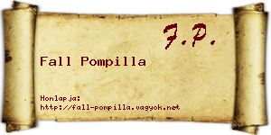 Fall Pompilla névjegykártya
